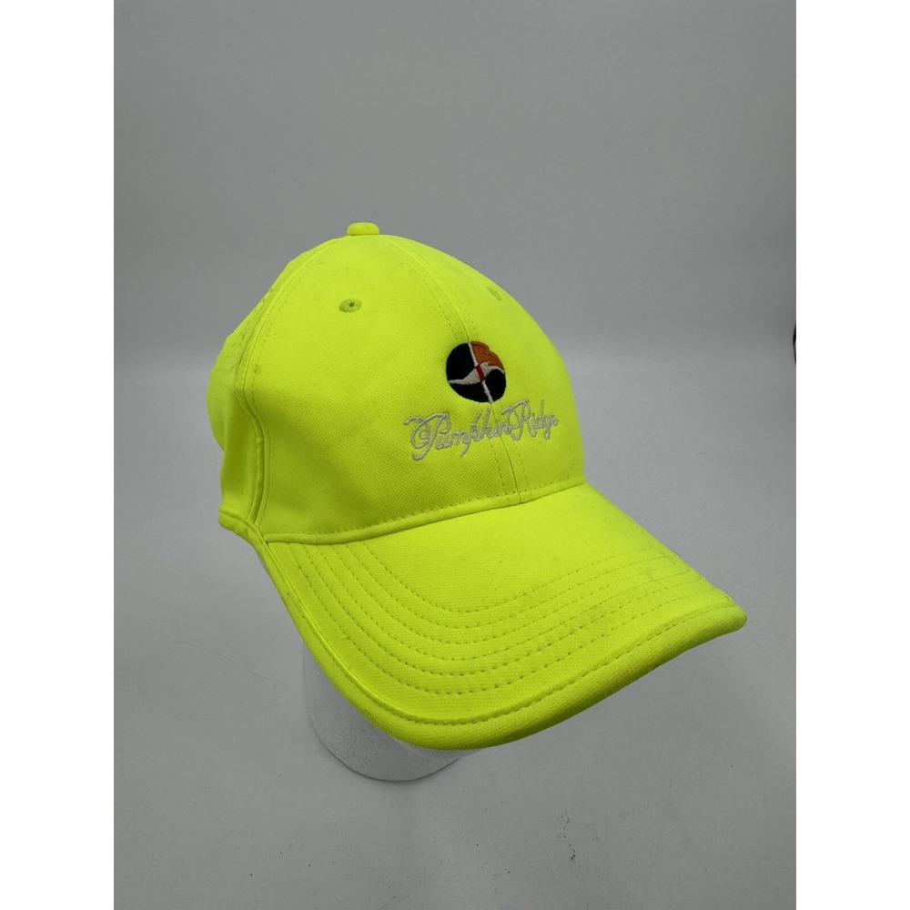 Pumpkin Ridge Oregon One Size‎ Yellow Nike Golf Adjustable Hat Embroidered Logo